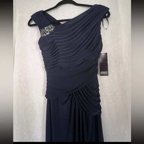 Adrianna papell navy evening gown NWT Bundle & save 30% off 2+ items​​​ - Picture 1 of 11